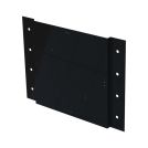 Fireray Reflector Wall Bracket Mounting Plate, Surface Mount, Black