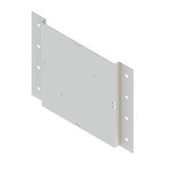 Fireray Reflector Wall Bracket Mounting Plate, Surface Mount, White