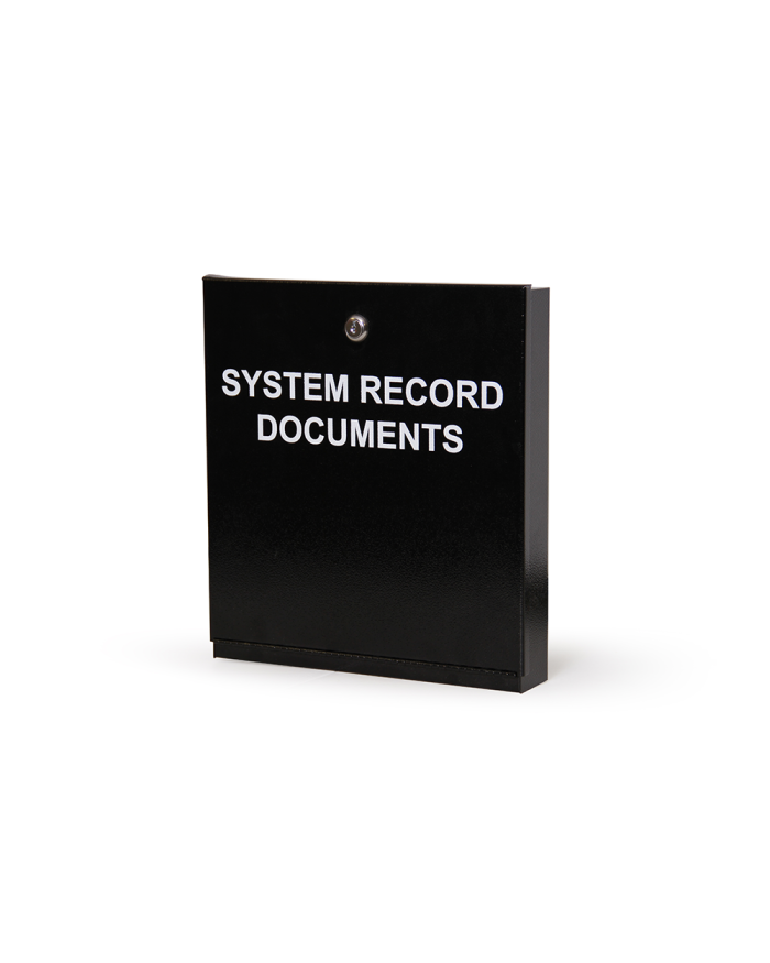 Space Age Electronics, Inc. - System Record Documents Box, Black