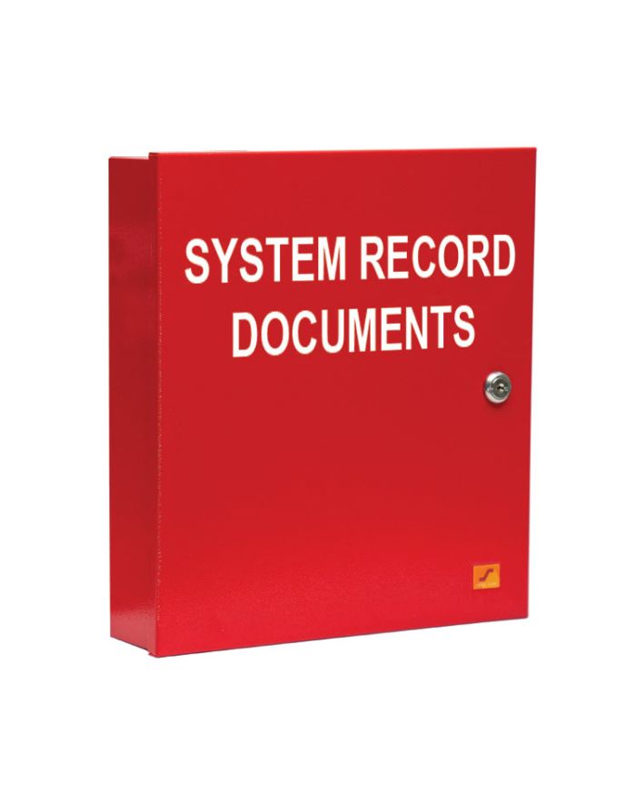Space Age Electronics, Inc. - System Record Documents Box, Red