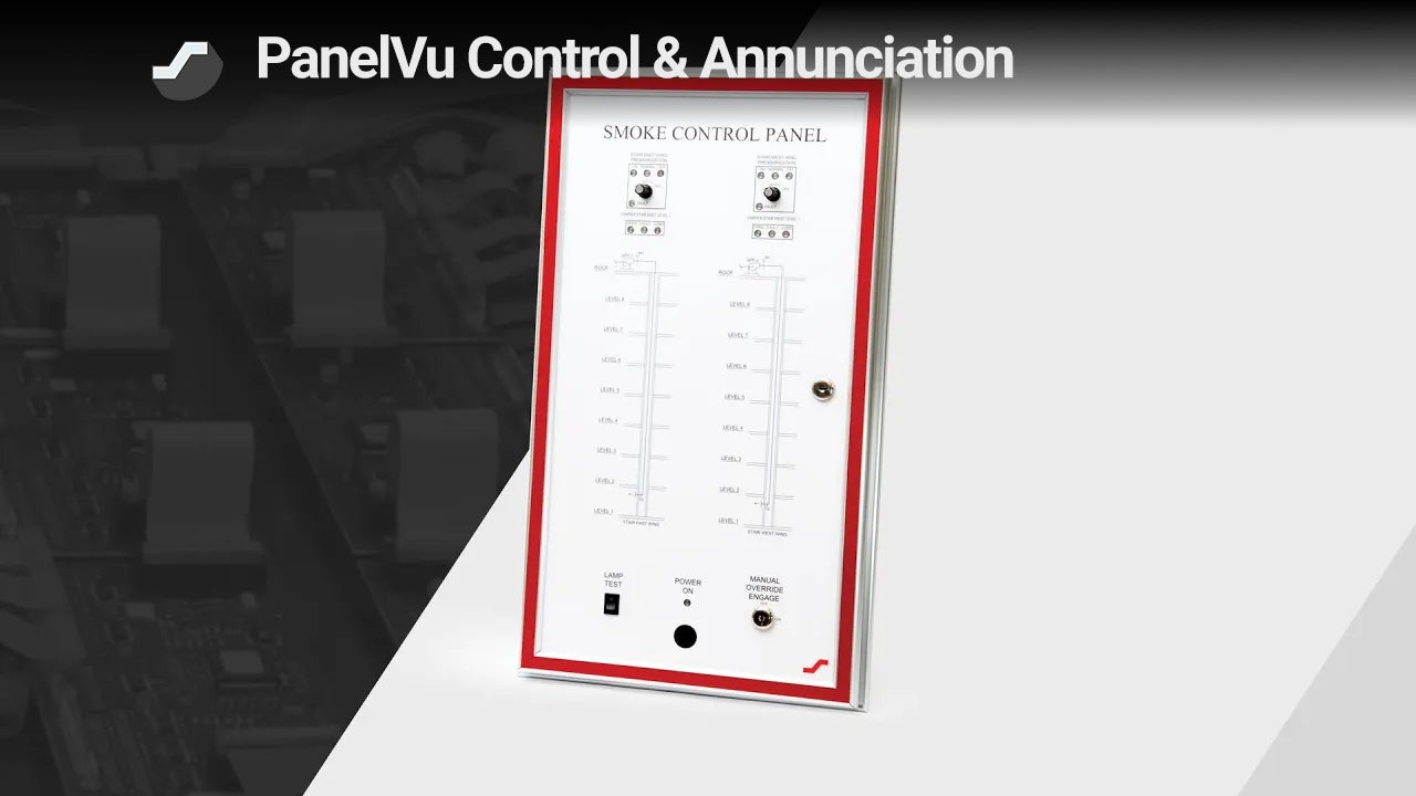 PanelVu Control and Annunciation smoke control panel